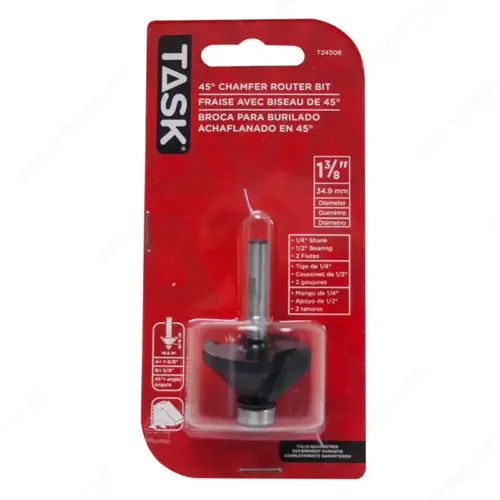 45 degree Chamfer Router Bit