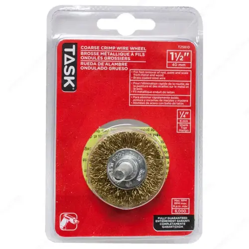 Brass Coated Steel Crimp Wire Wheel