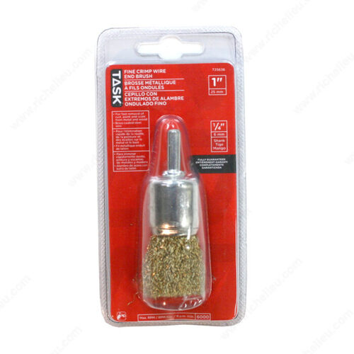 Brass Coated Steel Crimp End Brush