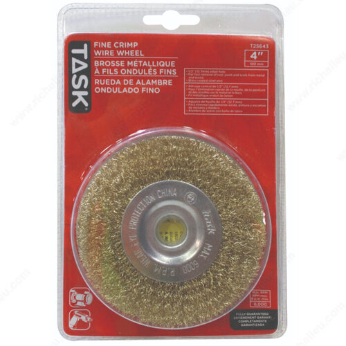 Brass Coated Steel Crimp Wire Wheel