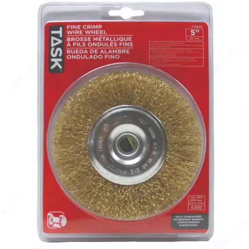 Brass Coated Steel Crimp Wire Wheel