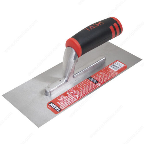 Professional High Carbon Steel Finishing Trowel with FlexFit Grip