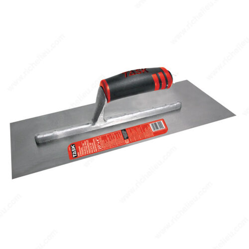 Professional High Carbon Steel Finishing Trowel with FlexFit Grip