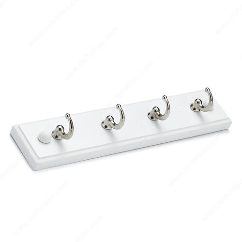 Utility Key Hook - 35 Chrome / White