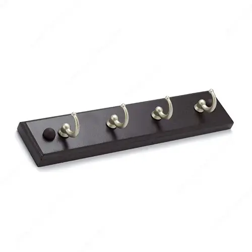 Utility Key Hook - 35 Matte Nickel / Espresso