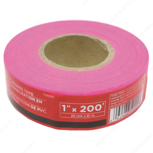 PVC Flagging Tape Pink