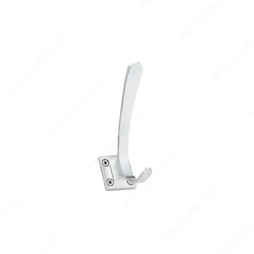 Modern Metal Hook - 6216 Chrome