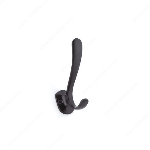 Modern Metal Hook - 6210 Matte Black