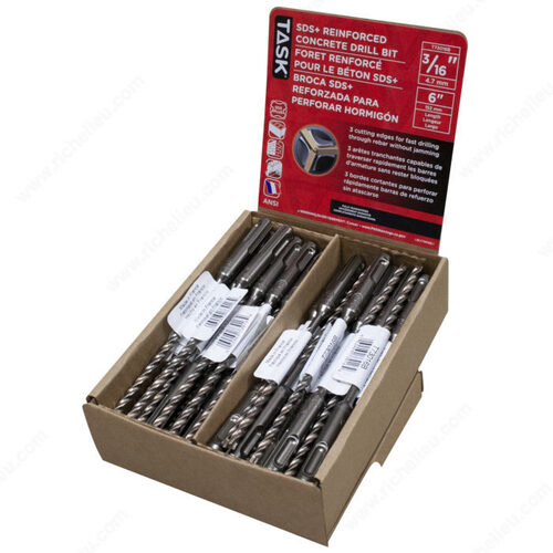 SDS+ 3-Edge Rotary Hammer Drill Bit - pack of 50