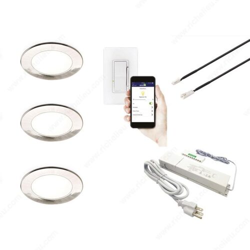 Richelieu Hardware WEBKIT1243025 ATOM puck LED for Under