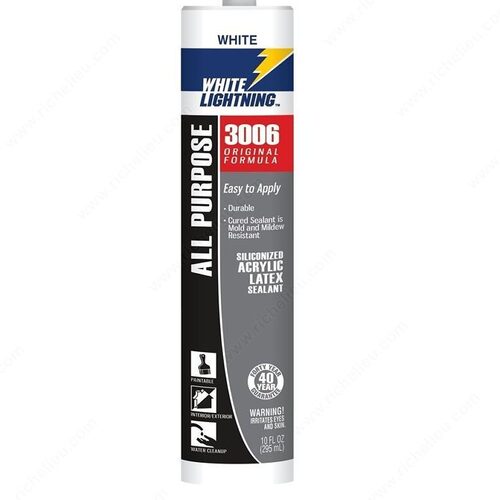 White Lightning WL01010 White Lightning 3006TM Caulk