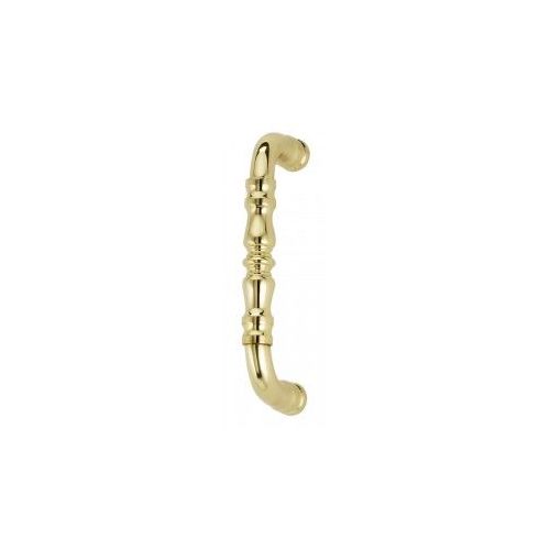 3-1/2" Center to Center Traditional Cabinet Pull Bright Brass Finish