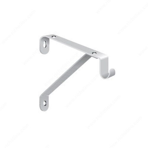 Shelf and Rod Support White