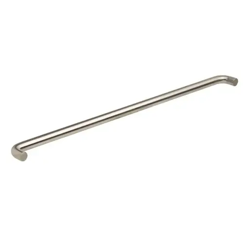 33" Push Bar, 1" Round and 2-1/2" Projection Satin Stainless Steel Finish