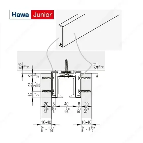 HAWA JUNIOR Clip-On Cover Panel