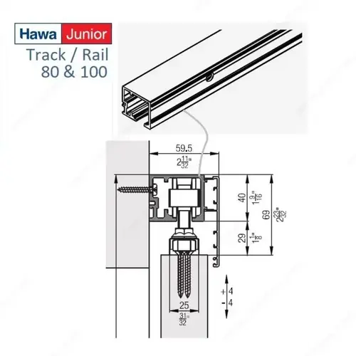 HAWA JUNIOR 80/100 Track Series