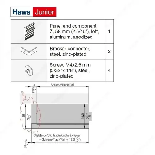 HAWA JUNIOR End Caps