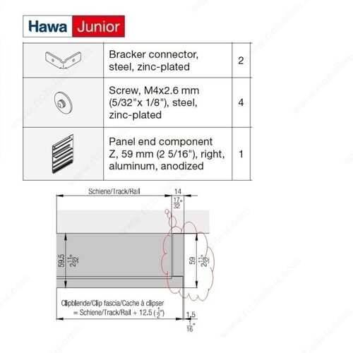 HAWA JUNIOR End Caps