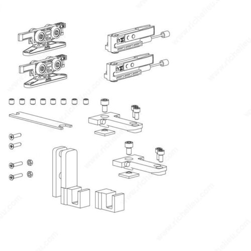 TERNO VETRO 40 DRAG Hardware Sets