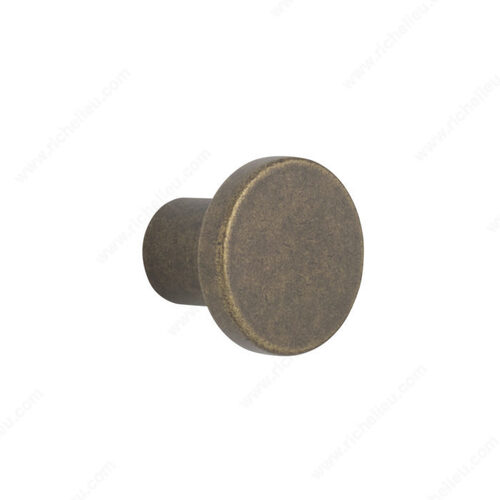 Modern Metal Knob - ESZ 201 Antique Matte Brass