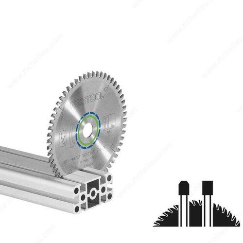 Aluminum/Plastic 8-1/2 in (216 mm) Saw Blade