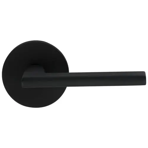 925 with Modern Rose Privacy Lever with 2-3/8" Backset, Full Lip Strike Oil Rubbed Bronze Finish