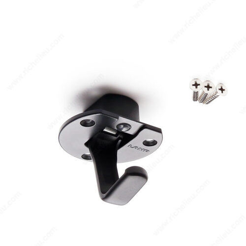 Utility Hook for Under Counter Application - HKCH35 Black