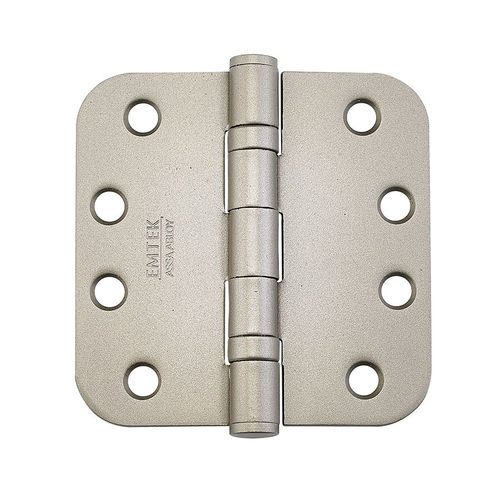 Emtek 94034TWB 4" X 4" 5/8" Radius Heavy Duty Steel Ball Bearing Hinge
