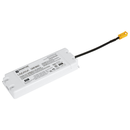 Dimmable Driver, 24V, Without Socket 155 x 53.4 x 20 mm 25/32" 6 3/32" 20 W 2 3/32" Lindrive Series, 20W, 2.1A, L x W x H: 155 x 53.4 x 20 mm (6 3/32" x 2 3/32" x 25/32")