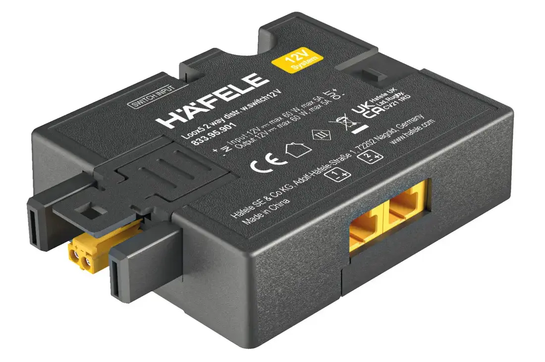 Hafele 833.95.901 2-way distributor, Hafele Loox5 12 V box