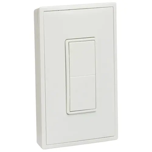 Single Rocker Kinetic Wall Switch, Bluetooth Battery-Free Wireless, Connect Mesh For Use with Hafele Press and Pair and Connect Mesh Distributors, ivory Ivory