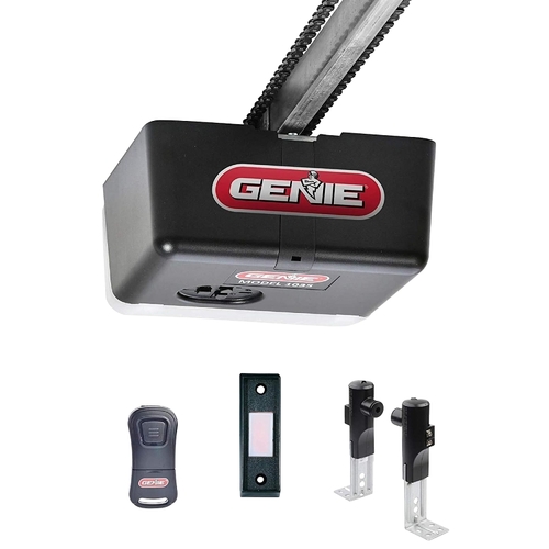 Genie 38956R/1035-V Garage Door Opener, Chain Drive, Remote Control