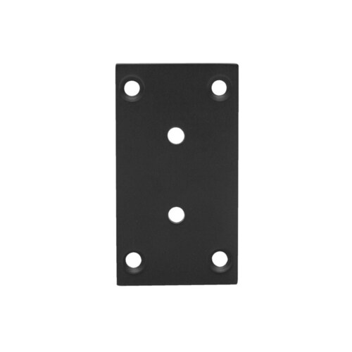 Standard Duty Royal-Imperial "Full" Back Plate Matte Black