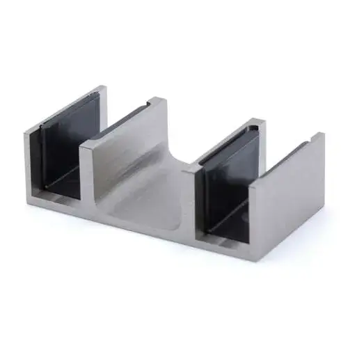 Parallel Sliding System Floor Guide Spare Part Brushed Nickel