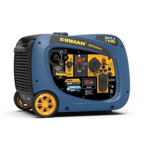 FIRMAN POWER EQUIPMENT WH02942 Dual Fuel Inverter Portable Generator