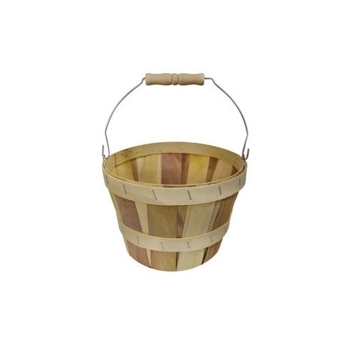 Roof Basket Works, Inc 04098 Wood Bushel Basket - Peck Size 11 x 7-1/2