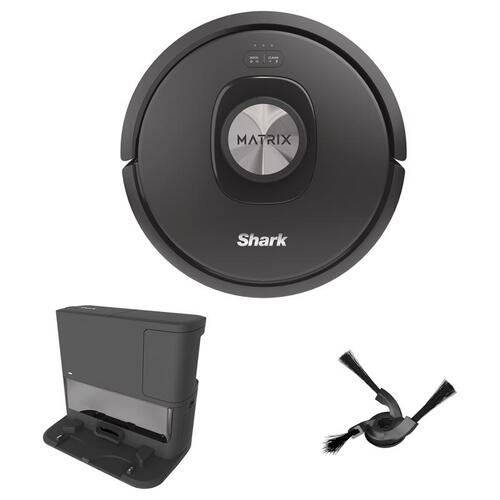 Shark RV2310AE Robotic Vacuum Matrix Bagless Cordless Standard Filter WiFi Connected Black/Gray