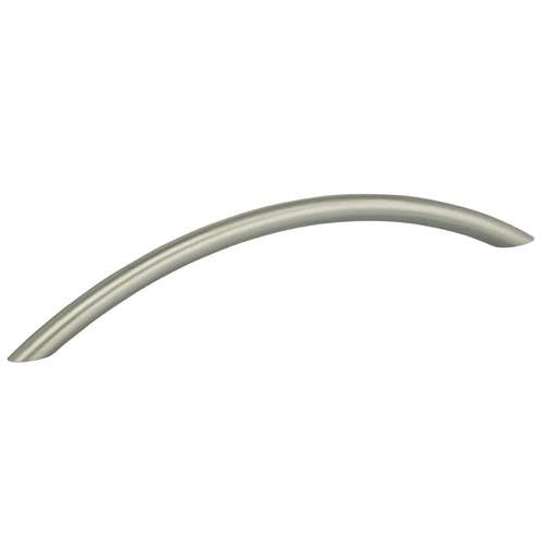 Omnia 9450/192.32D Arched 7-5/8" Center to Center Cabinet Pull Satin Stainless Steel Finish