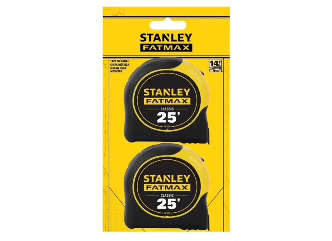 Stanley FMHT74038 Tape Measure Set FatMax 25 ft. L X 1-1/4