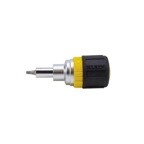 Klein Tools 32594 Multi-Bit Screwdriver/Nut Driver 3.5" Black/Yellow