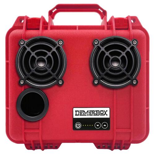 DemerBox DB2-1300-RED Portable Speaker DB2 Wireless Bluetooth Weather Resistant Red