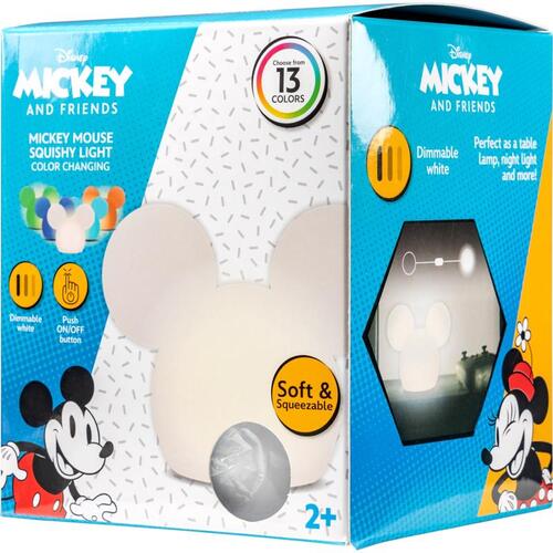 Disney 66944 Night Light Manual Battery Powered Mickey Mouse LED Multicolored