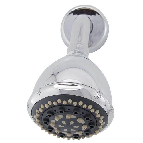 Whedon FP742C Showerhead Rainbow Massage Polished Chrome Plastic 7 settings 2.5 gpm Polished Chrome