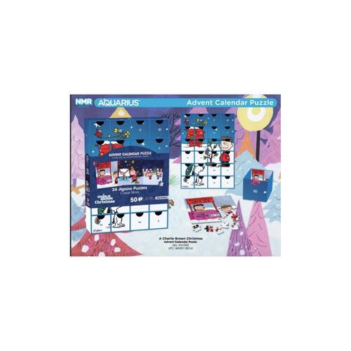 NMR ADV003-XCP6 Advent Calendar Aquarius Peanuts - pack of 6