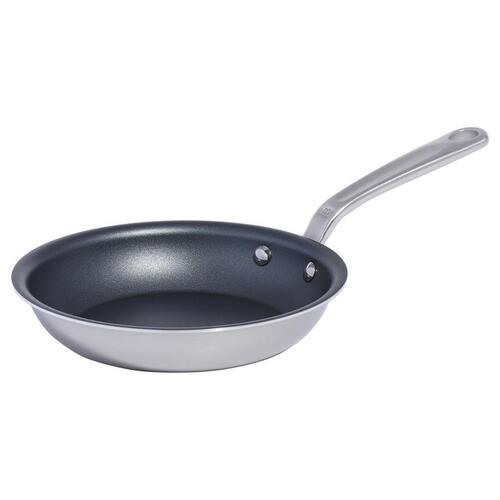 Made In COOK-8-FRY-PE-V Fry Pan Stainless Steel 8" Black/Silver Black/Silver