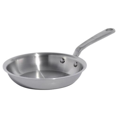 Made In COOK-8-FRY-ISS Fry Pan Stainless Steel 8" Silver Silver