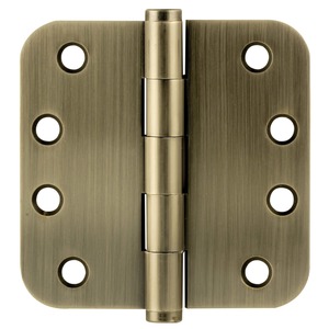 Emtek 96234US15A 4" X 4" 5/8" Radius Solid Brass Heavy Duty Hinge ...