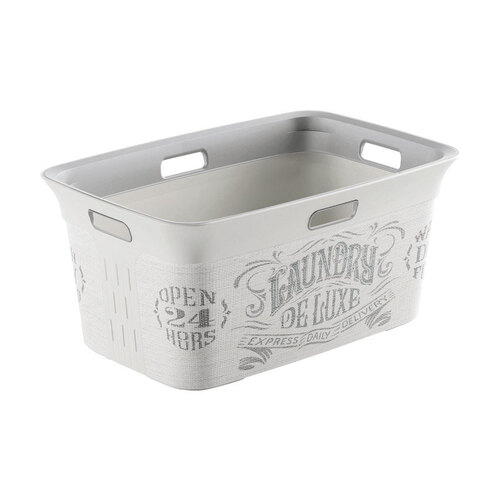 KIS 243152 Laundry Basket Gray Plastic Gray