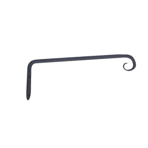 Living Accents 58006 Plant Hook Black Wrought Iron 10" H Forged Straight Powder Coated