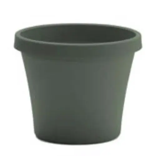 Planter Terra 12.75" H X 15" W X 10.25" D Plastic Traditional Green Green